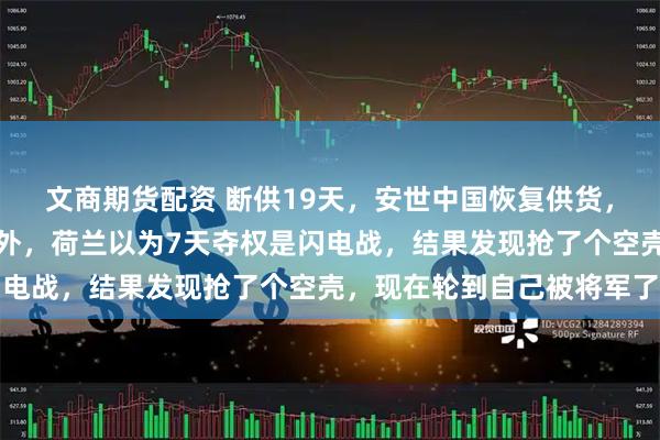 文商期货配资 断供19天，安世中国恢复供货，但只收人民币、不卖国外，荷兰以为7天夺权是闪电战，结果发现抢了个空壳，现在轮到自己被将军了